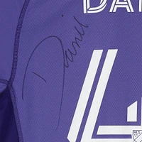 Maillot adidas violet dédicacé Daniel de Sousa Britto des San Jose Earthquakes, numéro 42, utilisé lors du match, saison 2024 de la MLS - Taille XL