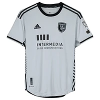 Jackson Yueill San Jose Earthquakes Autographed Match-Used #14 Gray Jersey from the 2023 MLS Season