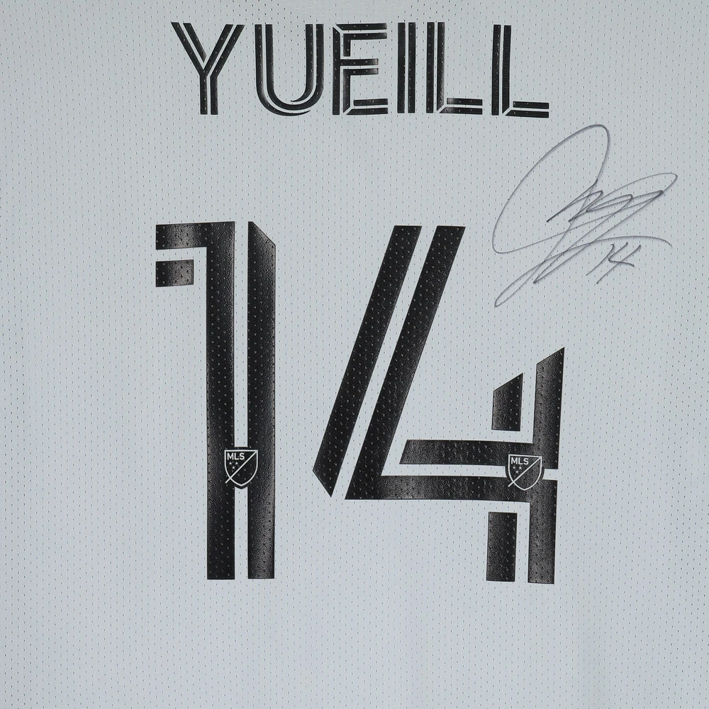Jackson Yueill San Jose Earthquakes Autographed Match-Used #14 Gray Jersey from the 2023 MLS Season