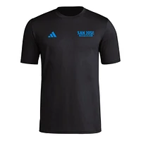 Men's adidas Black San Jose Earthquakes Local Wrap T-Shirt