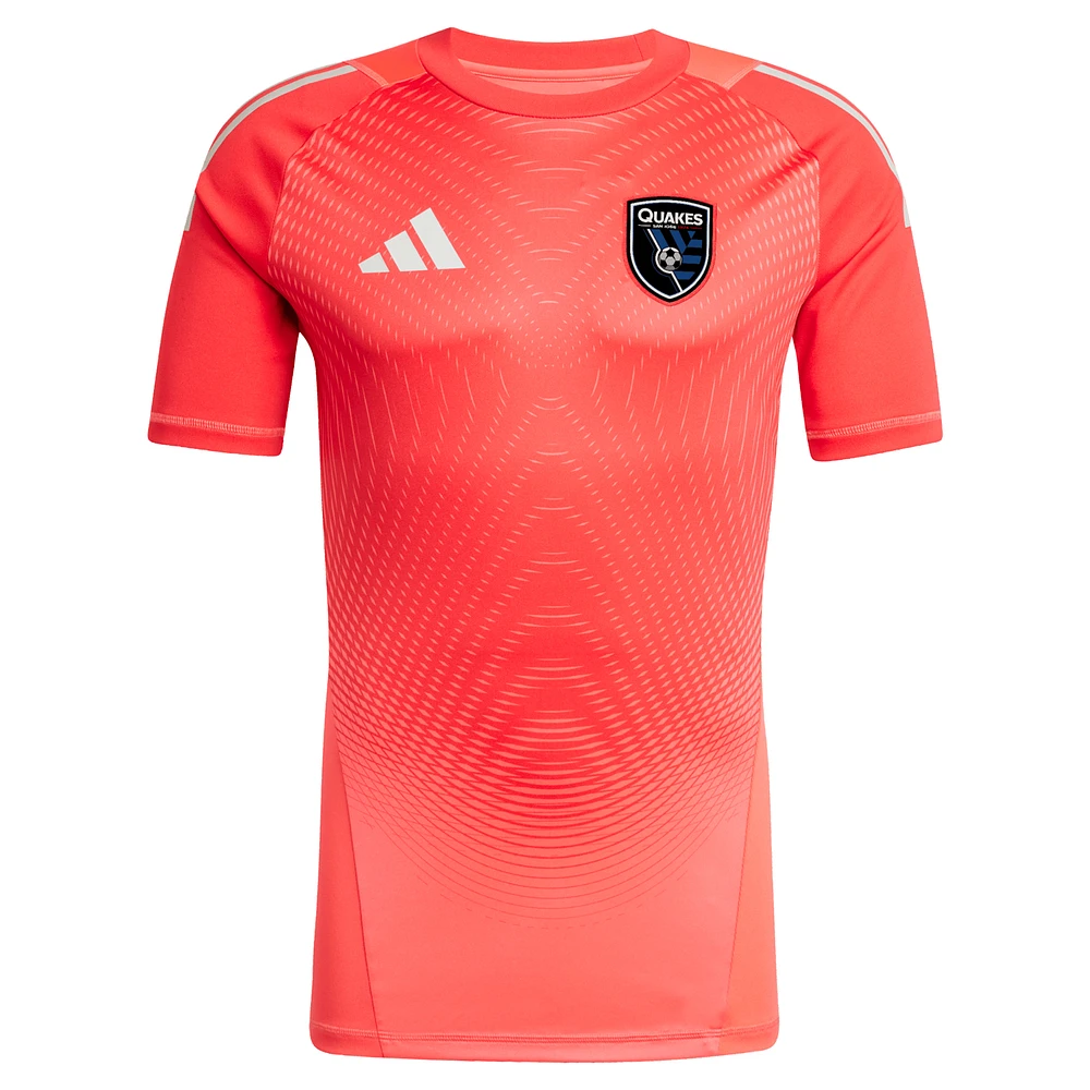 Men's adidas Red San Jose Earthquakes 2025 Goalkeeper Jersey