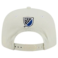 Men's New Era  Cream San Jose Earthquakes 2025 Kickoff Snapback Golfer Hat