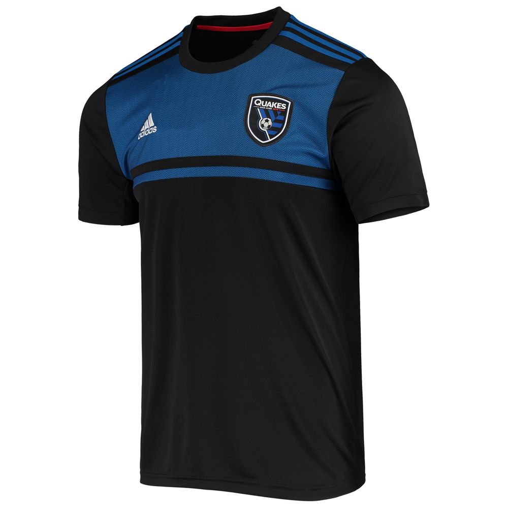 Men's adidas Black San Jose Earthquakes 2020 Replica Blank Primary AEROREADY Jersey