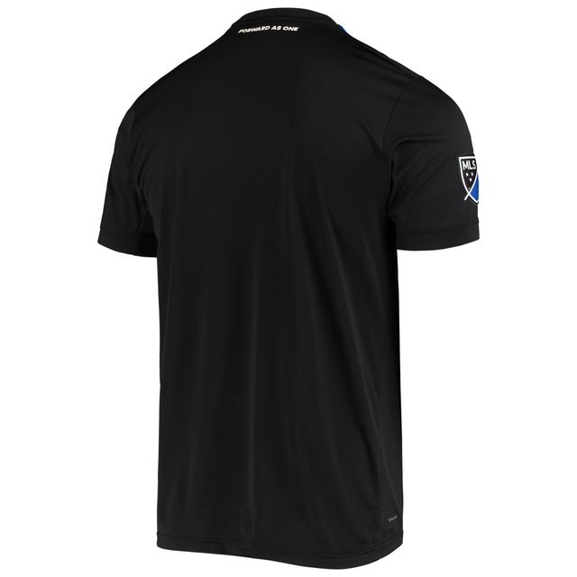 Maillot adidas San Jose Earthquakes 2020 Replica Blank Primary AEROREADY pour homme Noir