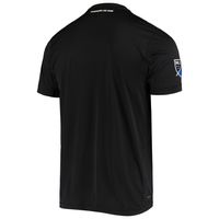 Men's adidas Black San Jose Earthquakes 2020 Replica Blank Primary AEROREADY Jersey