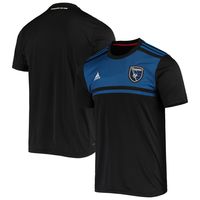 Men's adidas Black San Jose Earthquakes 2020 Replica Blank Primary AEROREADY Jersey