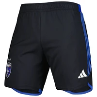 Short adidas San Jose Earthquakes 2023 extérieur AEROREADY Authentic pour homme, noir