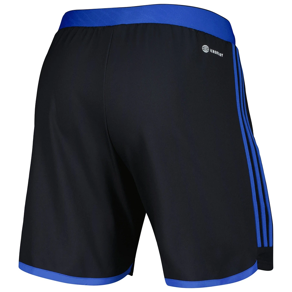 Short adidas San Jose Earthquakes 2023 extérieur AEROREADY Authentic pour homme, noir