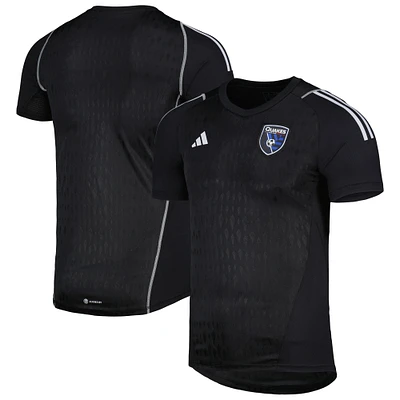 Maillot de gardien but adidas San Jose Earthquakes 2023 Replica noir pour homme