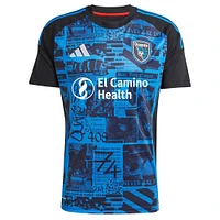 Men's adidas  Black San Jose Earthquakes 2025 Headliner Replica Jersey
