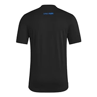 Men's adidas  Black San Jose Earthquakes 2025 Jersey Hook AEROREADY T-Shirt
