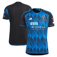 Maillot San Jose Earthquakes 2023 Active Fault authentique pour homme adidas bleu