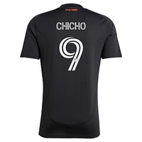 Men's adidas Cristian Arango Black San Jose Earthquakes 2025 Headliner Replica Player Jersey
