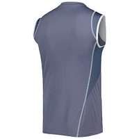 Men's adidas Gray San Jose Earthquakes 2023 On-Field Sleeveless Training Jersey