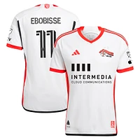 Maillot de joueur authentique Jeremy Ebobisse adidas pour hommes, San Jose Earthquakes 2024 The 50 Kit, blanc