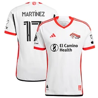 Maillot de joueur authentique adidas Josef Martinez pour homme, blanc, San Jose Earthquakes 2025 The 50 Kit