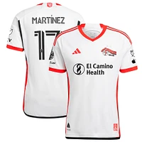 Maillot de joueur authentique adidas Josef Martinez pour homme, blanc, San Jose Earthquakes 2025 The 50 Kit