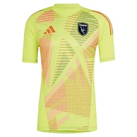 Men's adidas Yellow San Jose Earthquakes 2024 Goalkeeper Jersey