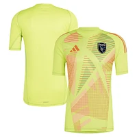 Maillot de gardien but adidas San Jose Earthquakes 2024 pour homme, jaune