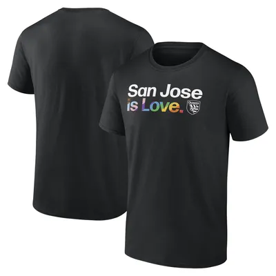 San Jose Earthquakes Fanatics Branded Team City Pride Logo - T-Shirt Black