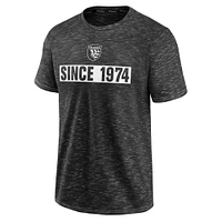 Men's Fanatics  Charcoal San Jose Earthquakes T-Shirt