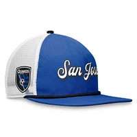 Casquette Snapback de golf True Classic San Jose Earthquakes Fanatics Royal/Blanc pour hommes