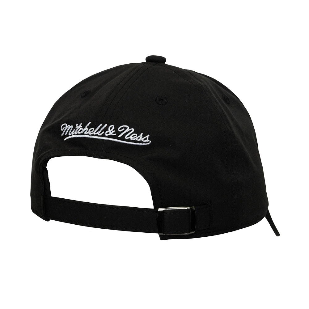 Casquette ajustable noire à bride arrière parfaite Mitchell & Ness pour homme, San Jose Earthquakes