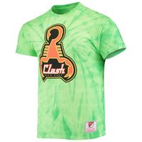 Men's Mitchell & Ness Green San Jose Clash Since '96 Tie-Dye T-Shirt