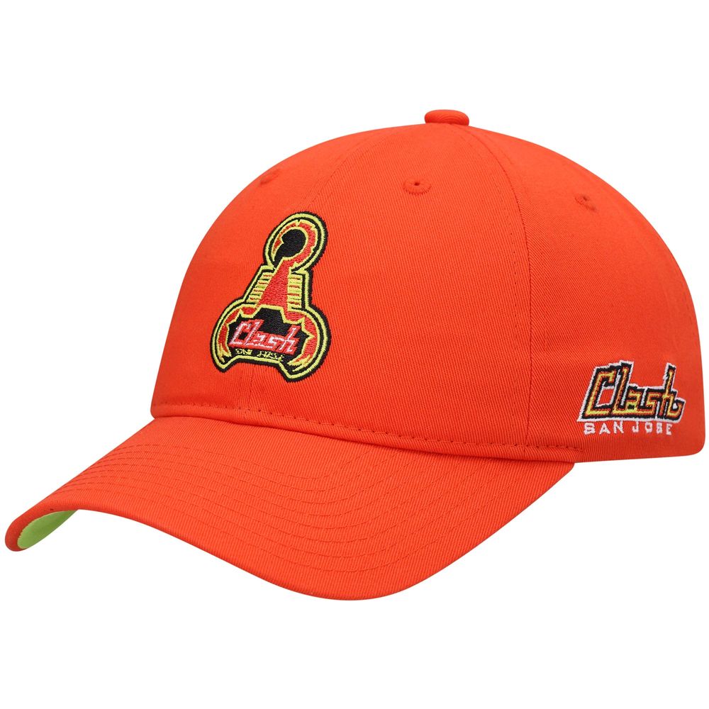 Men's Mitchell & Ness Orange San Jose Clash Adjustable Hat