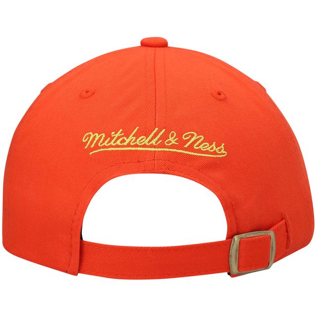 Casquette ajustable San Jose Clash orange Mitchell & Ness pour hommes