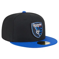 Casquette ajustée San Jose Earthquakes 2025 Kickoff 59FIFTY noire New Era pour homme