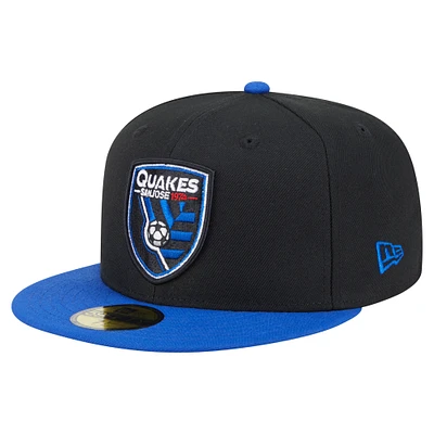 Casquette ajustée San Jose Earthquakes 2025 Kickoff 59FIFTY noire New Era pour homme