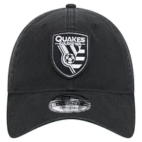 Casquette ajustable San Jose Earthquakes 2025 Kickoff 9TWENTY noire New Era pour homme