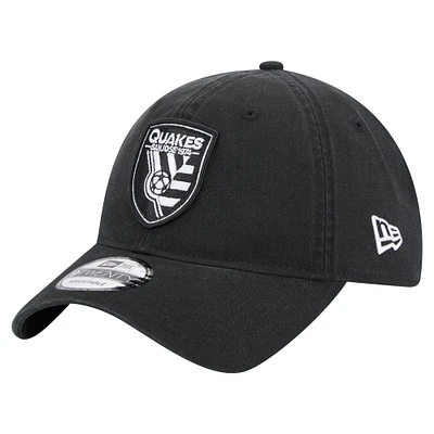Casquette ajustable San Jose Earthquakes 2025 Kickoff 9TWENTY noire New Era pour homme