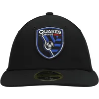 Men's New Era Black San Jose Earthquakes Primary Logo Low Profile 59FIFTY Fitted Hat