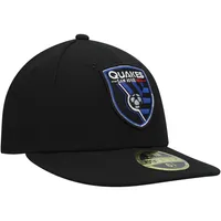 Men's New Era Black San Jose Earthquakes Primary Logo Low Profile 59FIFTY Fitted Hat