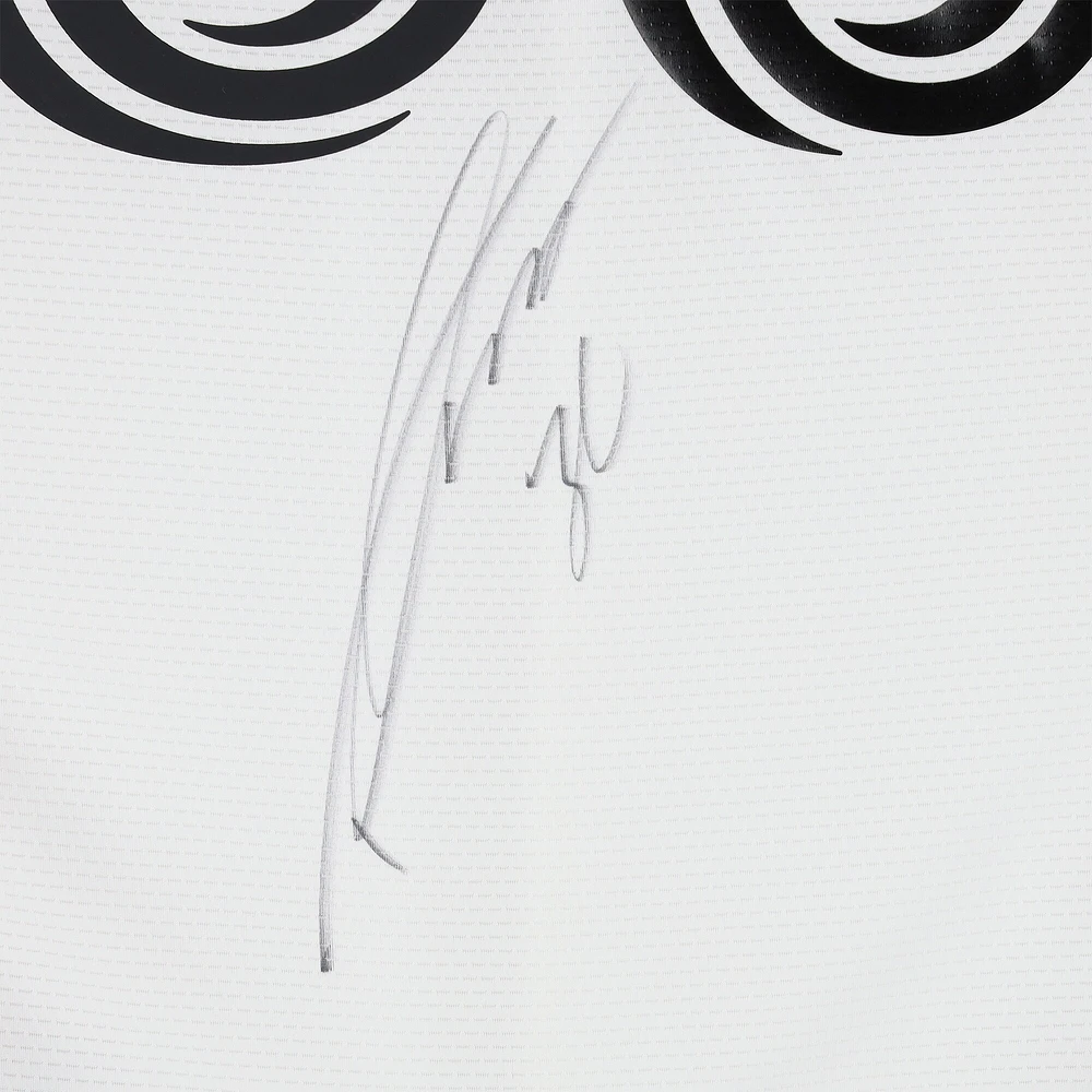 Maillot adidas blanc dédicacé n° 30 de Niko Tsakiris des San Jose Earthquakes pour la saison 2024 de la MLS - Taille M