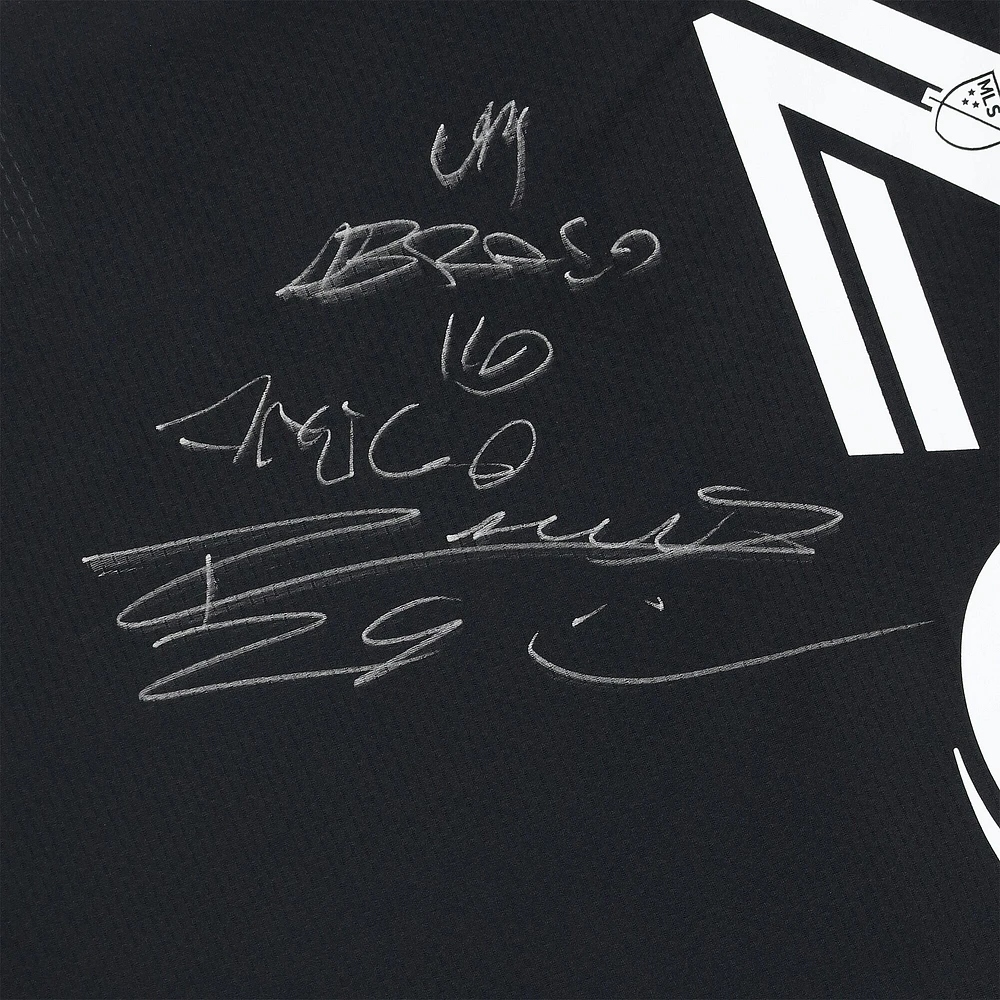 Maillot adidas bleu/noir dédicacé Rodrigues San Jose Earthquakes n° 26, saison 2024 de la MLS - Taille M