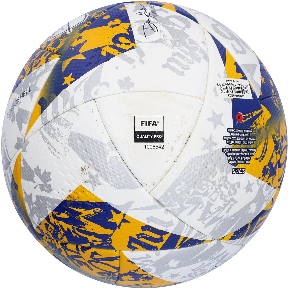 Ballon de football « KCC » utilisé lors du match des San Jose Earthquakes lors de la saison 2023 de la MLS