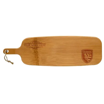 San Jose Earthquakes Personalized Bamboo Paddle Serving Board