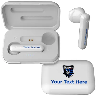 San Jose Earthquakes Personalized True Wireless Earbuds