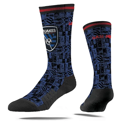 Unisex Strideline  San Jose Earthquakes 2025 Jersey Hook Premium Crew Socks