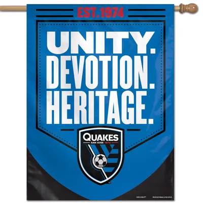 San Jose Earthquakes WinCraft 28" x 40" Single-Sided Vertical Banner