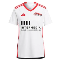 Women's adidas Cristian Espinoza White San Jose Earthquakes 2024 The 50 Kit Replica Player Jersey