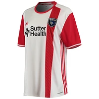 Women's adidas White San Jose Earthquakes 2016 Replica Away Jersey