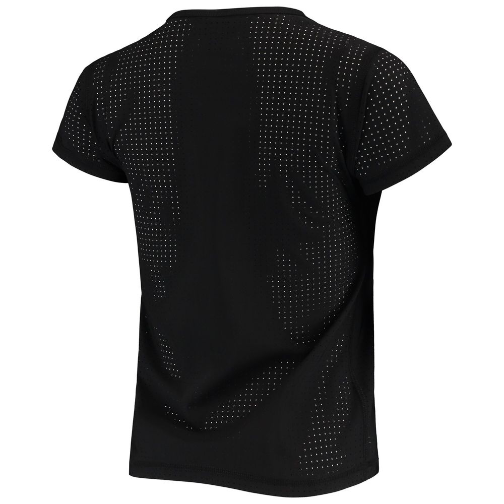 Women's The Wild Collective Black San Jose Earthquakes Mesh T-Shirt