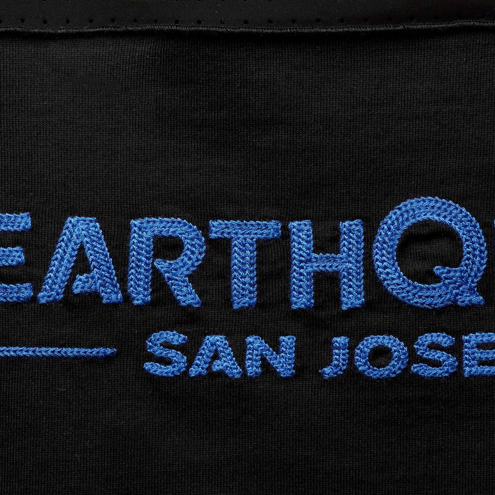 Women's The Wild Collective Black San Jose Earthquakes Mesh T-Shirt