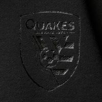 Women's The Wild Collective Black San Jose Earthquakes Quarter-Zip Jacket