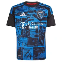 Youth adidas  Black San Jose Earthquakes 2025 Headliner Replica Jersey