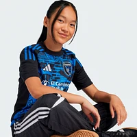 Youth adidas  Black San Jose Earthquakes 2025 Headliner Replica Jersey